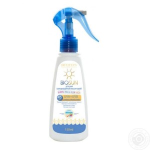 Apsauginis losjonas nuo saulės vaikams "BIOSUN" SPF45, 150ml